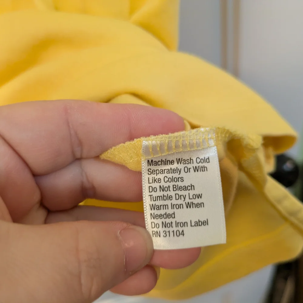 Kim Rogers Yellow Square Neck Short Sleeve Tee - Picture 6 of 11